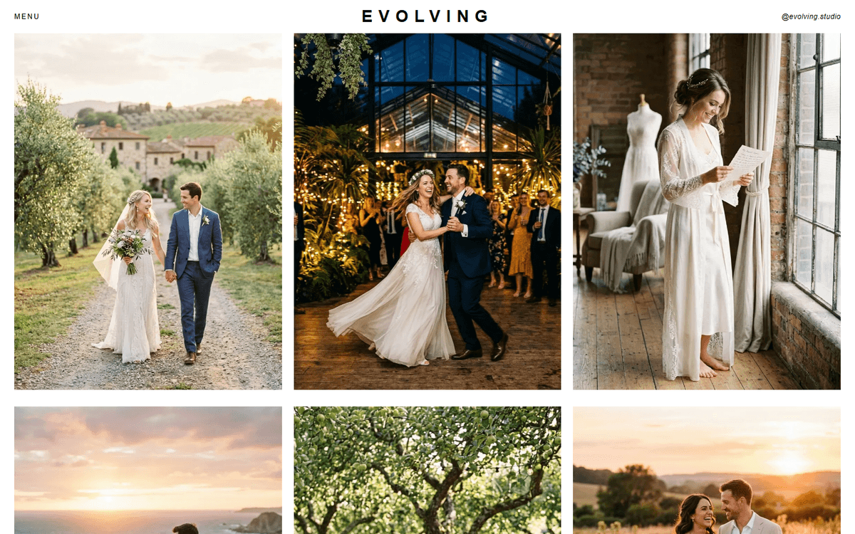 Photographer Template 2 website template screenshot